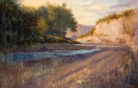 Tahir Bilal Ummi, 40 x 60 Inch, Oil on Canvas, Landscape Painting, AC-TBL-137 Tahir Bilal Ummi, 40 x 60 Inch, Oil on Canvas, Landscape Painting, AC-TBL-137